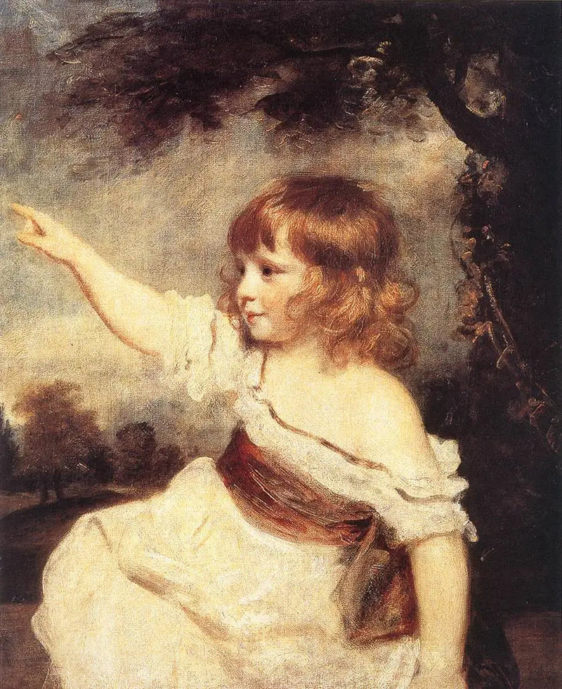 Francis George Hare barn, kjent som Mester Hare - Joshua Reynolds