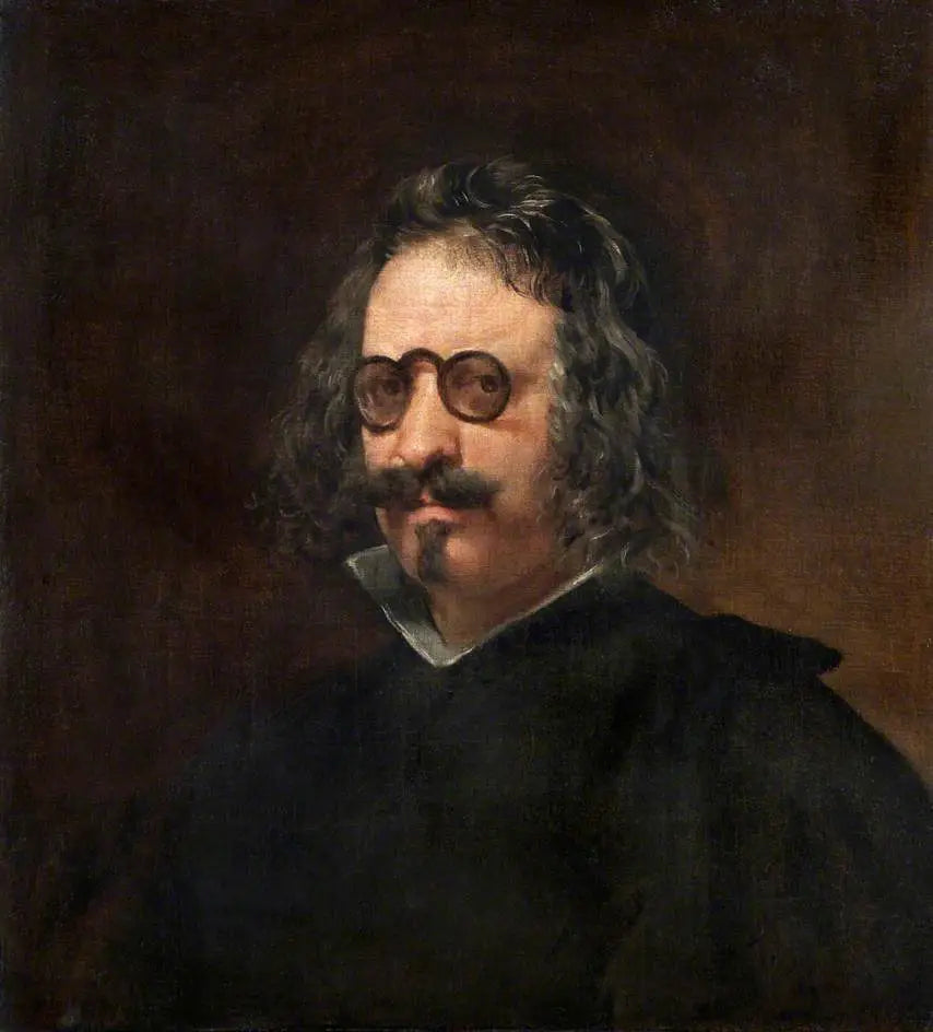 Francisco Gómez de Quevedo et Villegas (1580-1645) - Diego Velázquez image 1 copie peinte à la main à l’huile