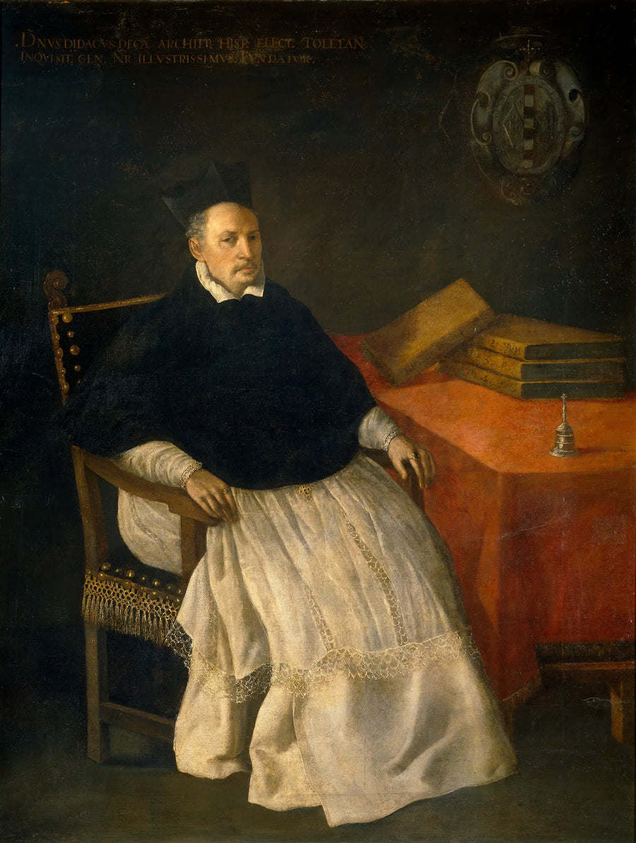 Fray Diego de Deza og Tavera, erkebiskop av Sevilla - Francisco de Zurbarán