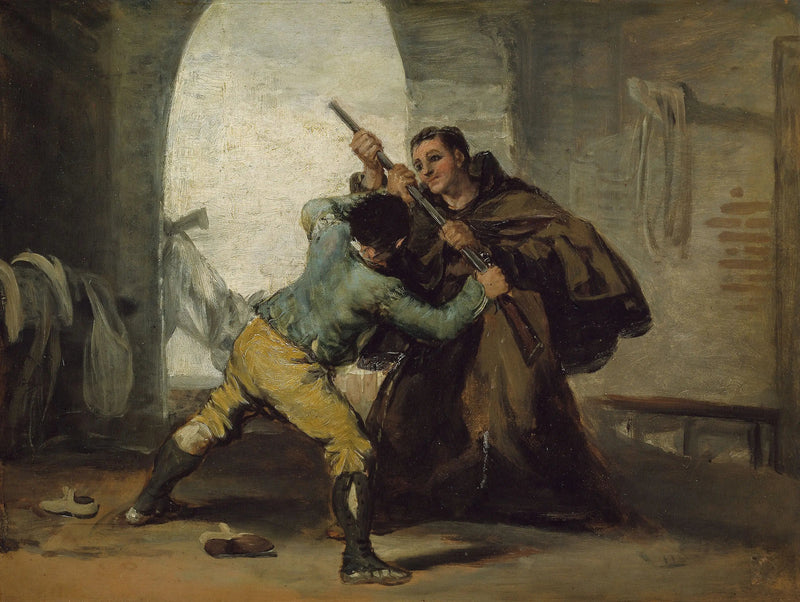 Bror Pedro river pistolen fra El Maragato - Francisco de Goya