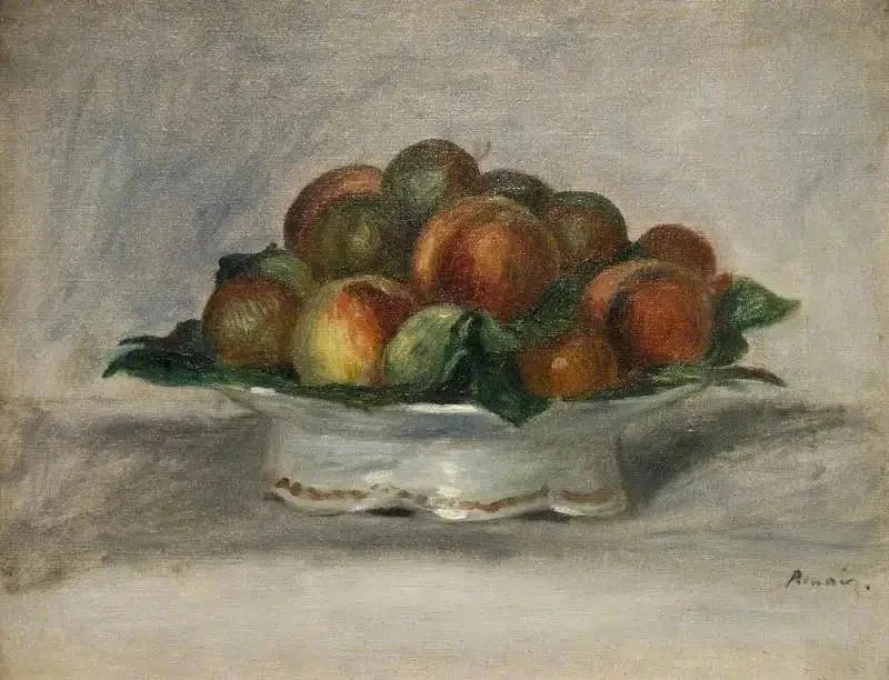 Frukt i kompottmaker - Pierre-Auguste Renoir