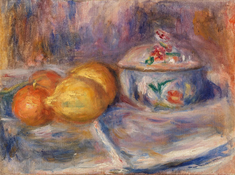 Frukter og Godteriboks - Pierre-Auguste Renoir