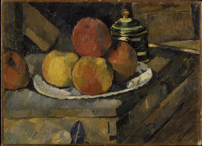 Frukter og sukkerbowl - Paul Cézanne