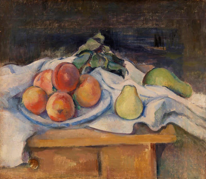 Frukt på bordet - Paul Cézanne