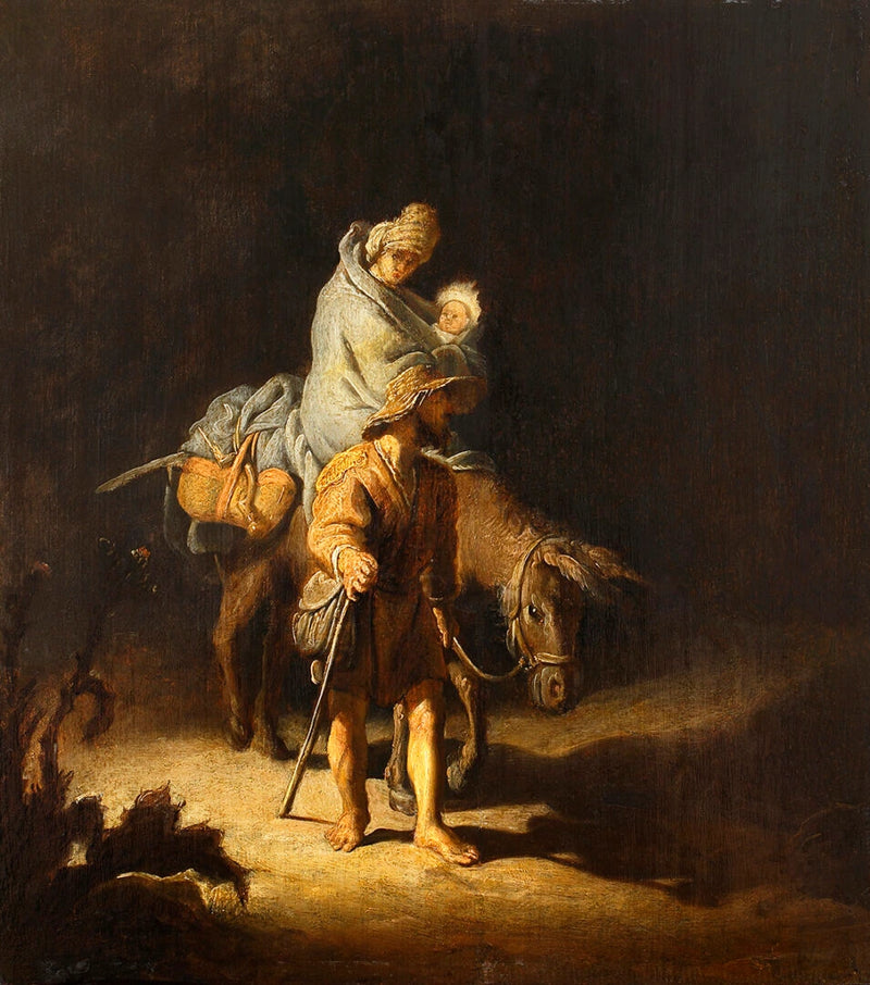 Flukten til Egypt - Rembrandt