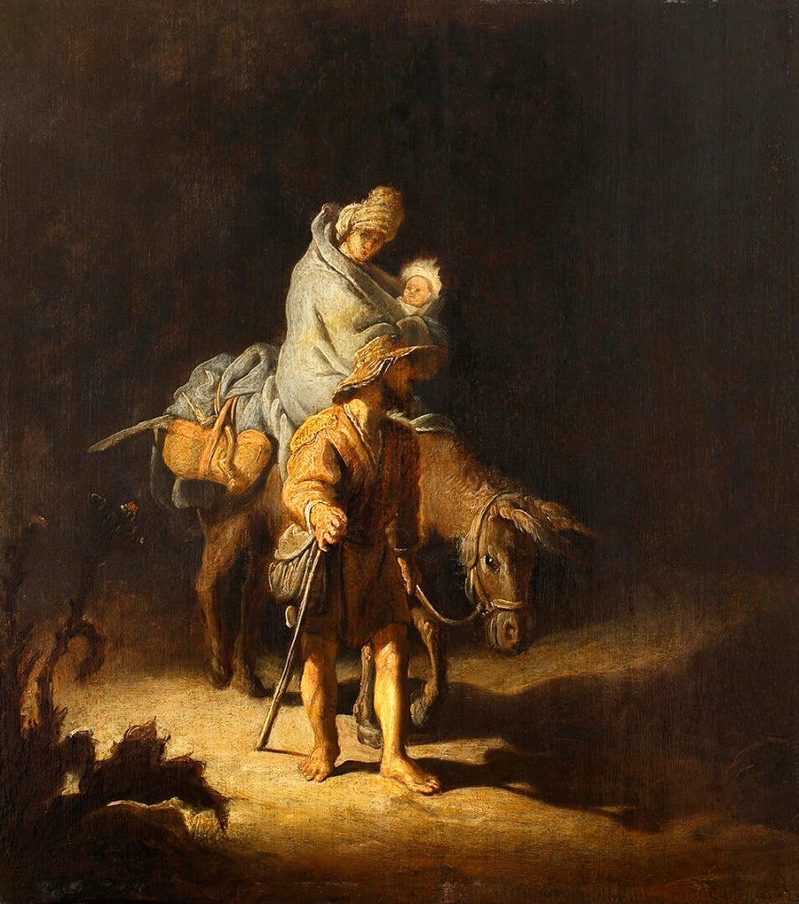 Flukten til Egypt - Rembrandt