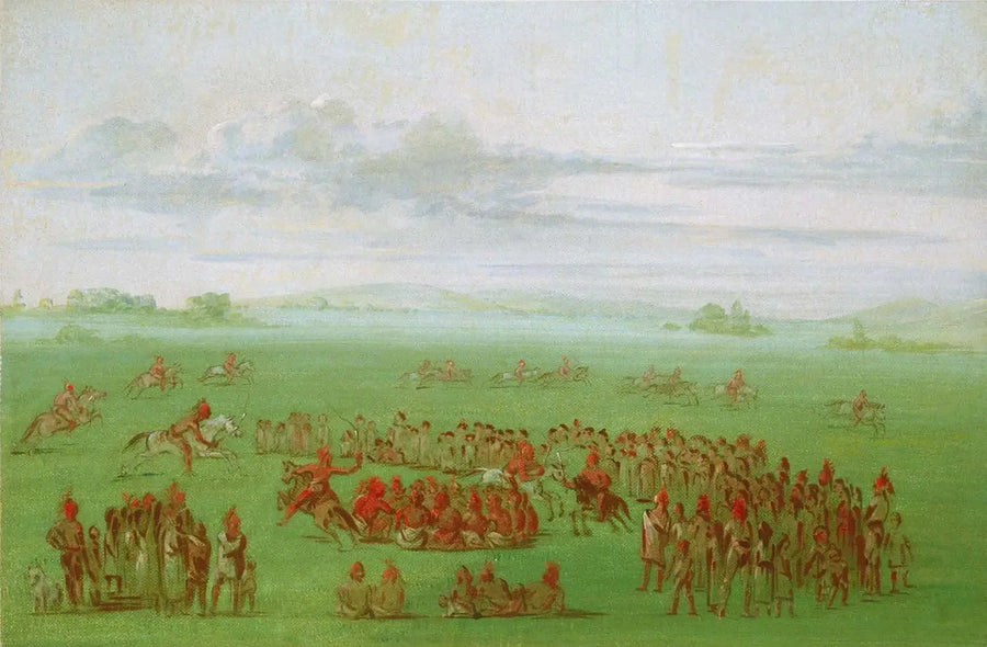 « Røyke hestene », en merkelig skikk blant Sauk og Fox - George Catlin

Source:
« Fumer les chevaux », une coutume curieuse des Sauk et des Fox - George Catlin