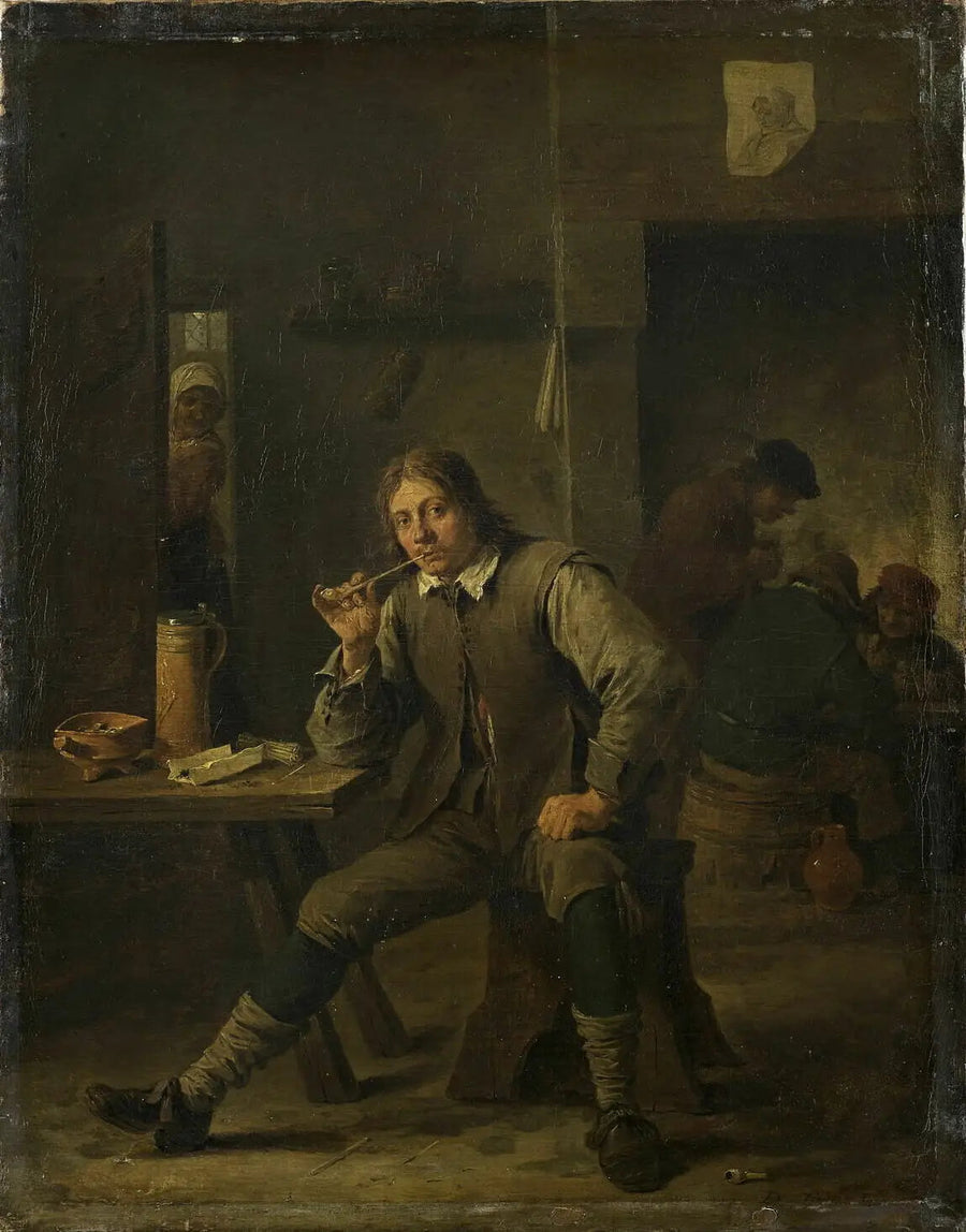Røykende person lene seg mot et bord - David Teniers den Yngre

Source:
Fumeur accoudé à une table - David Teniers le Jeune