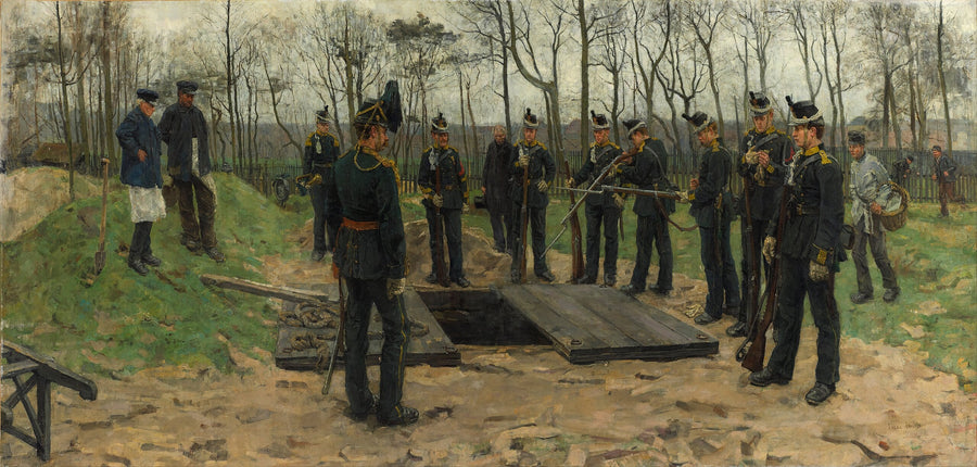 Militærbegravelse - Isaac Israëls