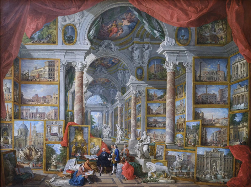 Galleri av utsikt over den moderne Roma - Giovanni Paolo Panini

Source:
Galerie de vues de la Rome moderne - Giovanni Paolo Panini