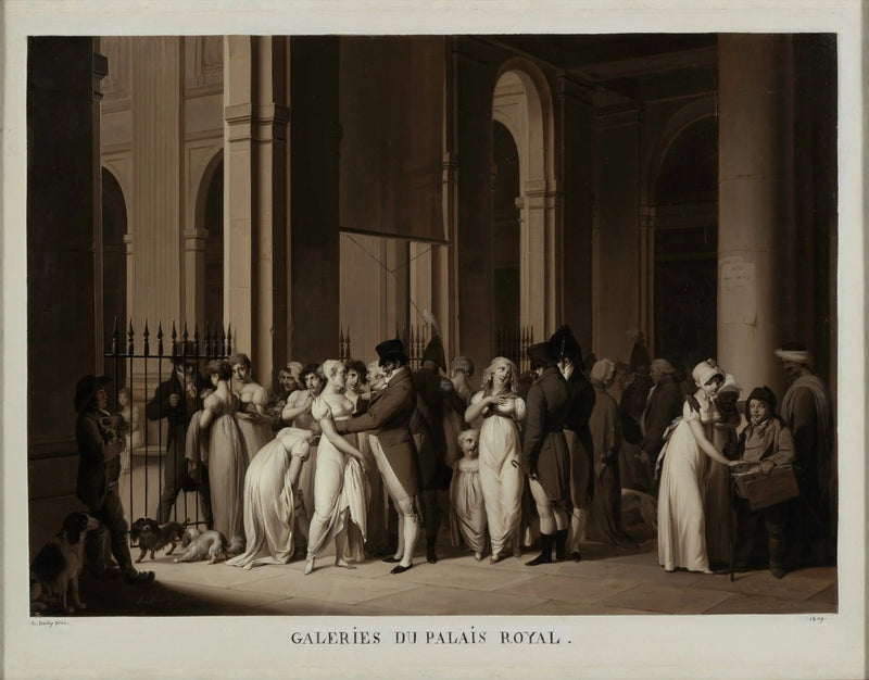Galerier av Palais-Royal - Louis-Léopold Boilly

Source:
Galeries du Palais-Royal - Louis-Léopold Boilly