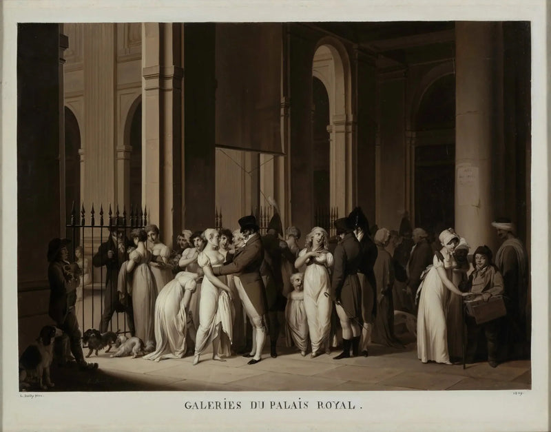 Galerier av Palais-Royal - Louis-Léopold Boilly

Source:
Galeries du Palais-Royal - Louis-Léopold Boilly