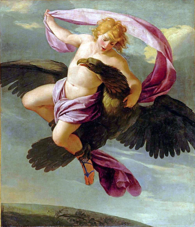 Ganymedes bortført av Jupiter - Eustache Le Sueur