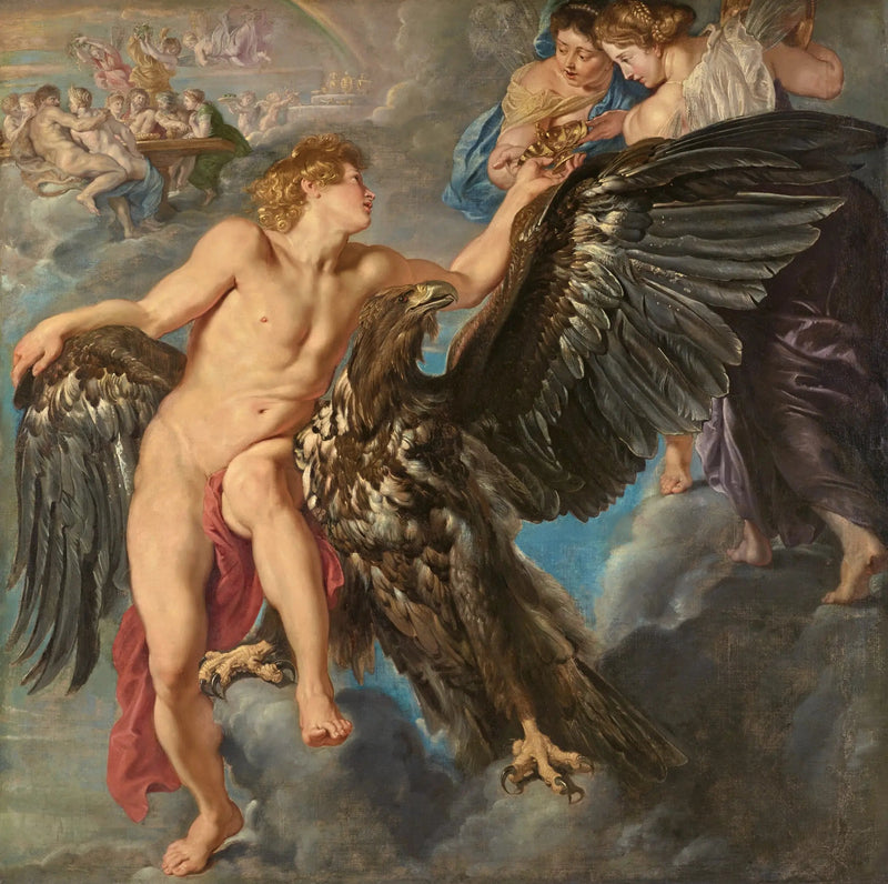 Ganymède mottar Hébes skål - Peter Paul Rubens