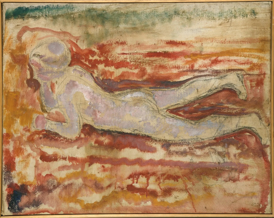 Gutt liggende på magen - Edvard Munch