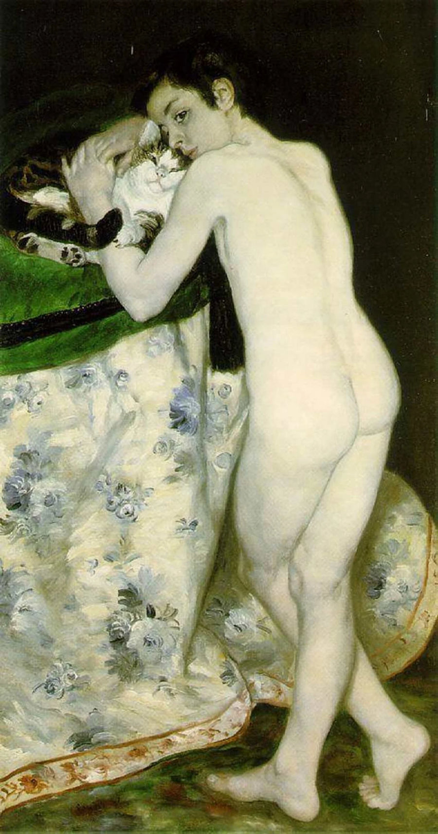 Gutten med katten - Pierre-Auguste Renoir