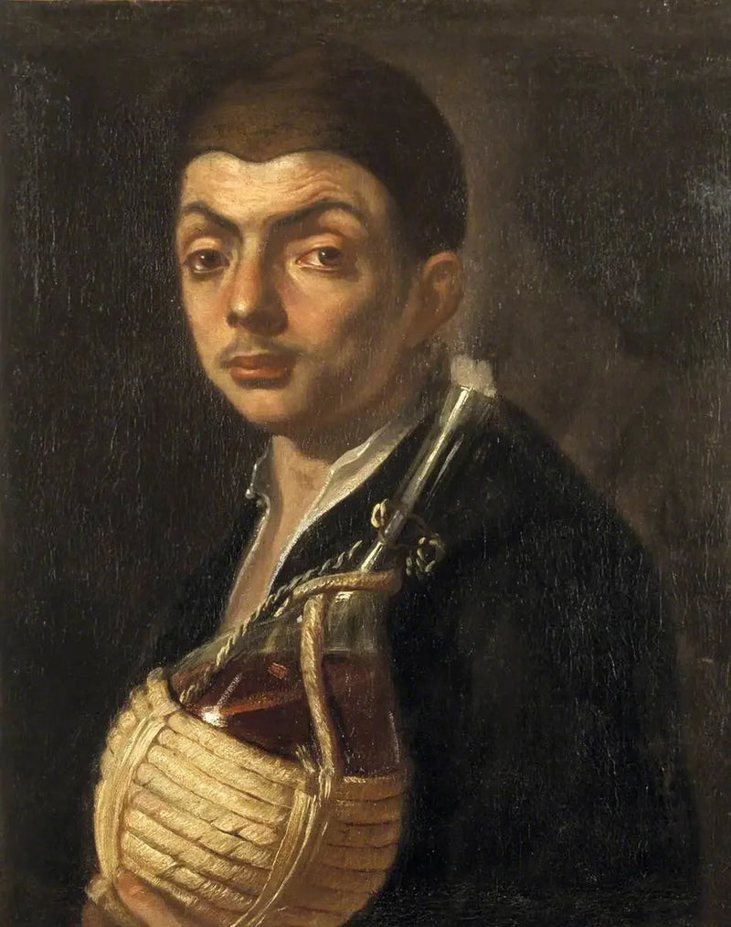Gutt med en flaske - Diego Velázquez
