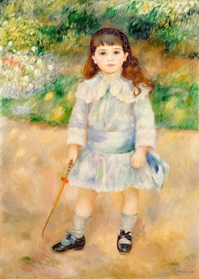 Gutt med en pisk - Pierre-Auguste Renoir