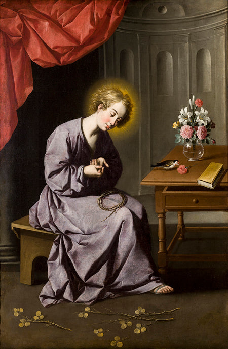 Gutt med en torn - Francisco de Zurbarán