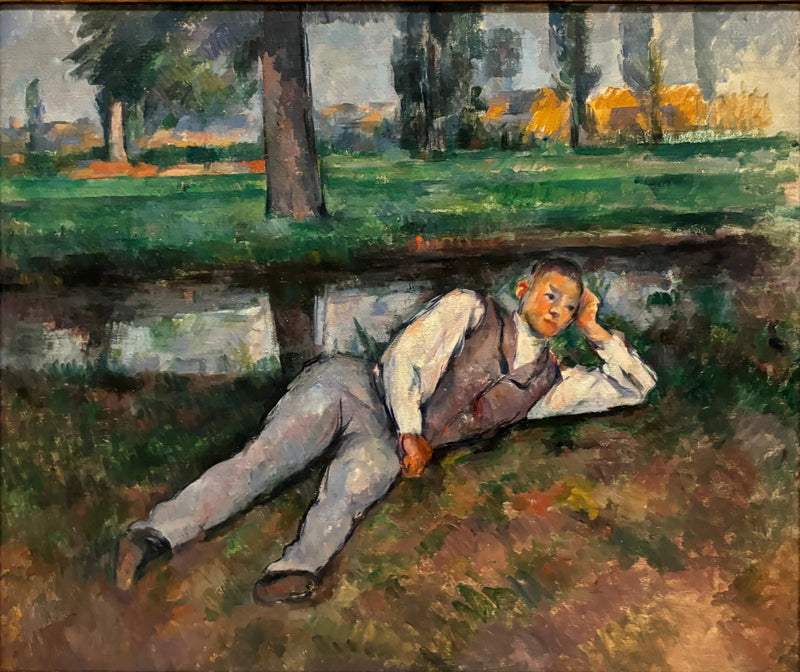 Liggande gutt - Paul Cézanne
