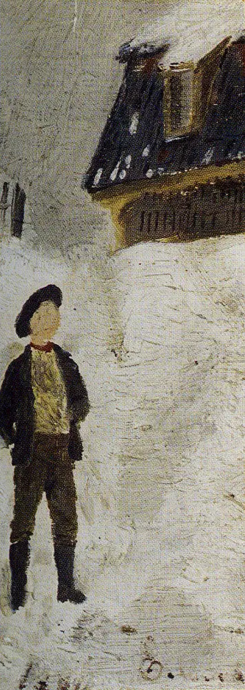 Gutt i snøen - Edvard Munch