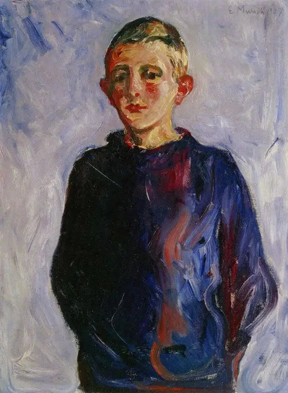 Gutt fra Warnemünde - Edvard Munch