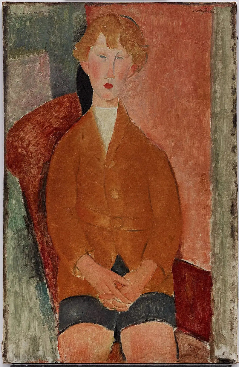 Gutt i shorts - Amedeo Modigliani