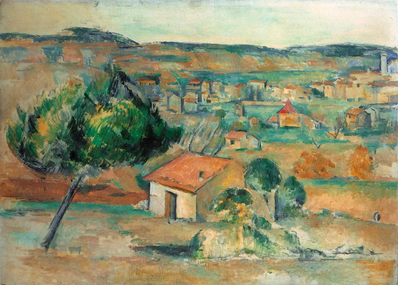 Gardanne sett fra Claou - Paul Cézanne