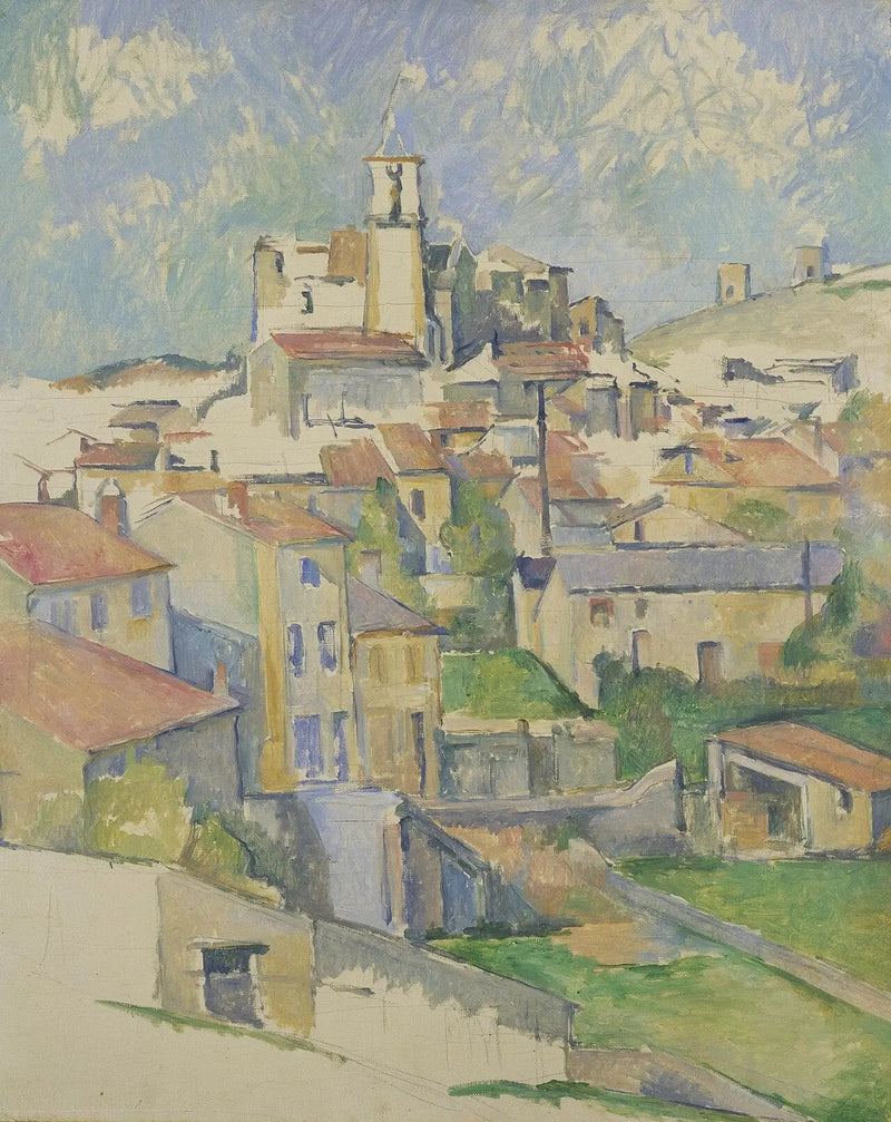 Gardanne (vertikal utsikt) - Paul Cézanne
