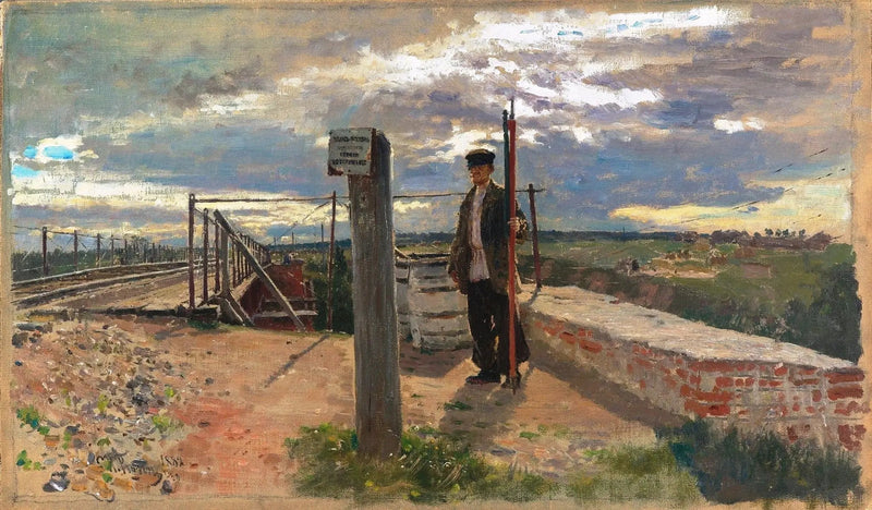 Jernbanestasjon. Khotkovo - Ilya Repin