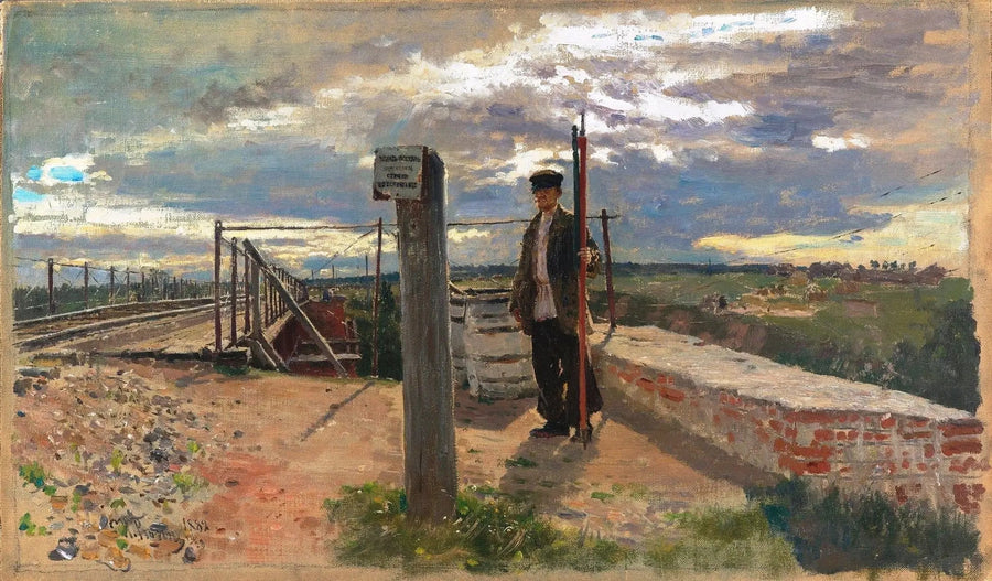 Jernbanestasjon. Khotkovo - Ilya Repin