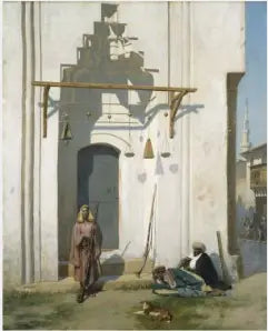 Vakter ved inngangen til en grav - Jean-Léon Gérôme