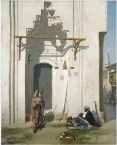 Vakter ved inngangen til en grav - Jean-Léon Gérôme