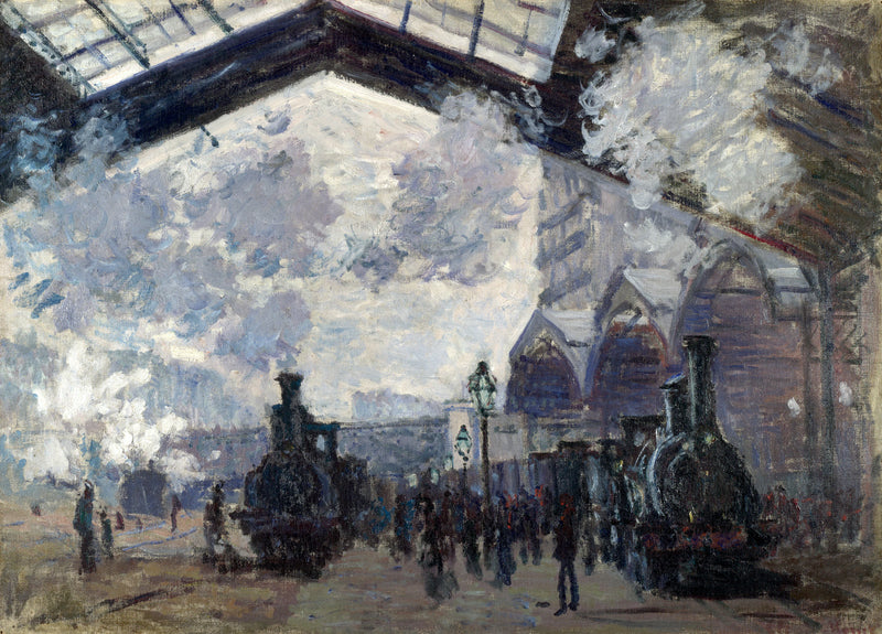 Saint-Lazare stasjon - Claude Monet