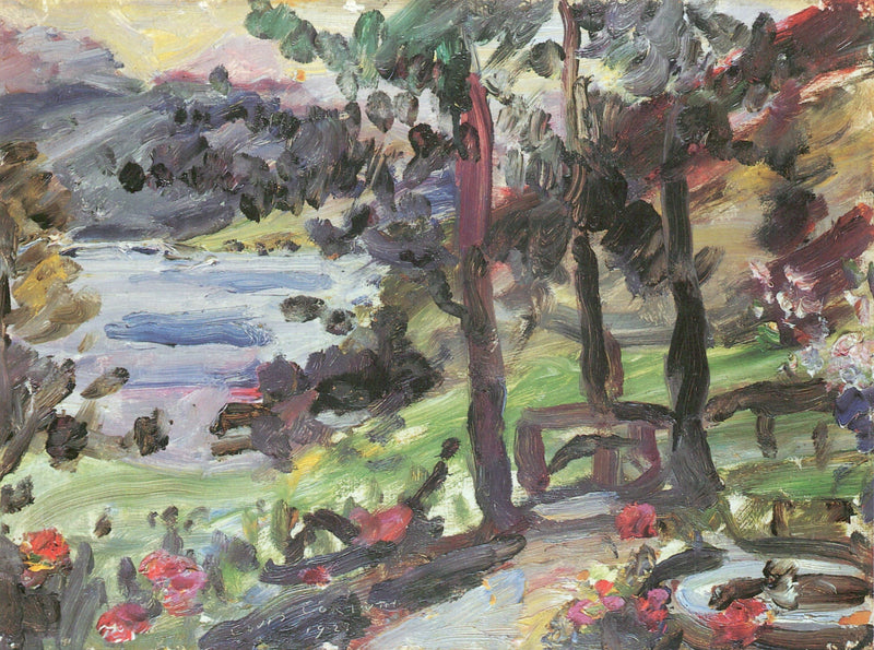Garten am Walchensee - Lovis Corinth