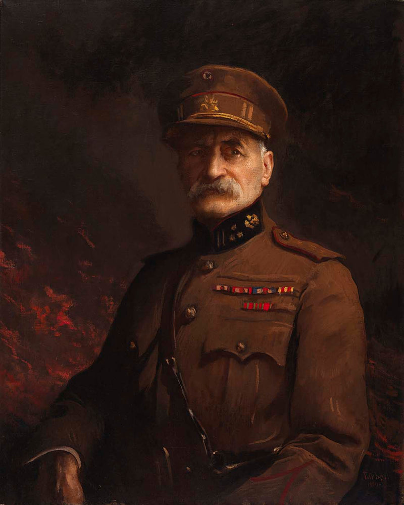 General Georges Leman, Kommandør av den befestede byen Liege - Edmund Charles Tarbell