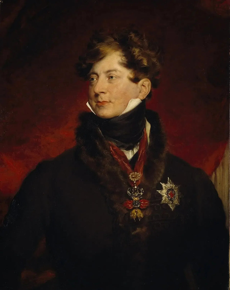 George IV, 1762 - 1830. Regjerte som regent fra 1811 til 1820, som konge fra 1820 til 1830. - Thomas Lawrence