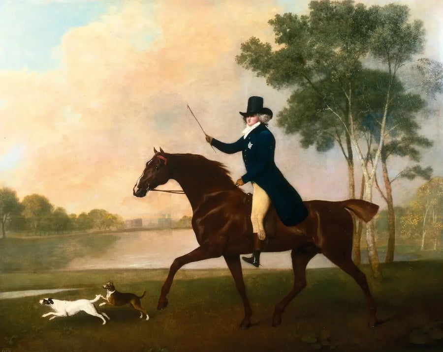 George IV (1762-1830), da prins av Wales - George Stubbs

Source:
George IV (1762-1830), alors prince de Galles - George Stubbs