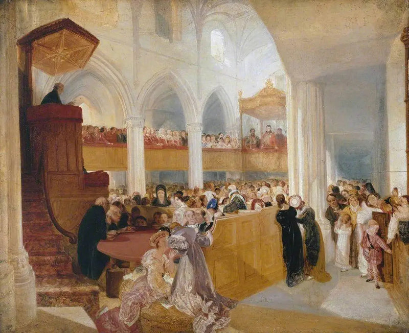 George IV i St Giles's, Edinburgh - J. M. W. Turner