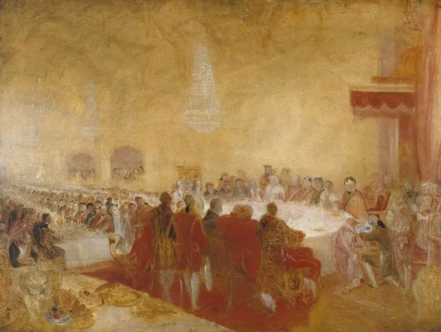 George IV ved provostens bankett i parlamentshuset, Edinburgh - J. M. W. Turner