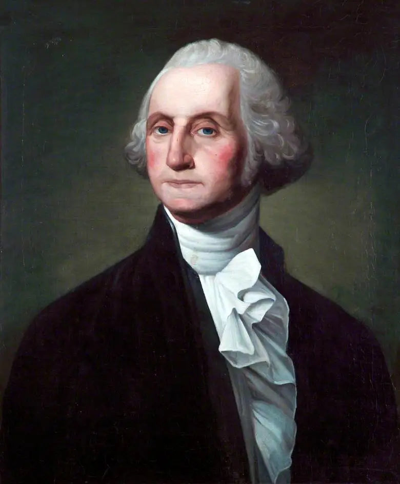 Reproduksjon av maleri av George Washington (1732–1799) - Gilbert Stuart

Source:
George Washington (1732–1799) - Gilbert Stuart