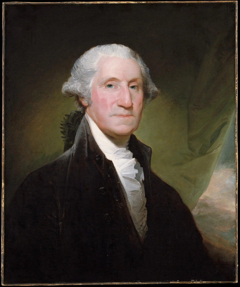 Reproduksjon av maleri av George Washington - Gilbert Stuart

Source:
George Washington - Gilbert Stuart