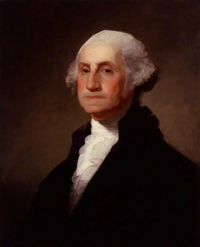Reproduksjon av maleri av George Washington - Gilbert Stuart

Source:
George Washington - Gilbert Stuart