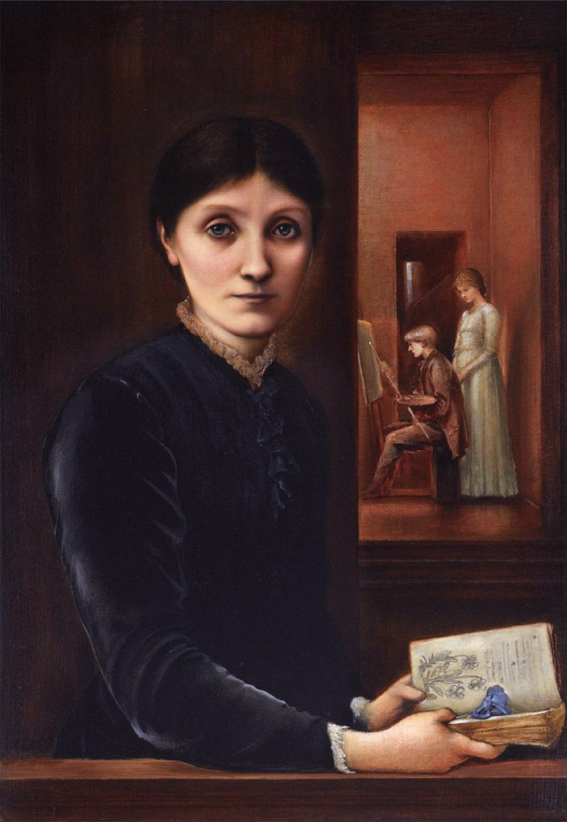 Georgiana Burne-Jones, deres barn Margaret og Philip - Edward Burne-Jones