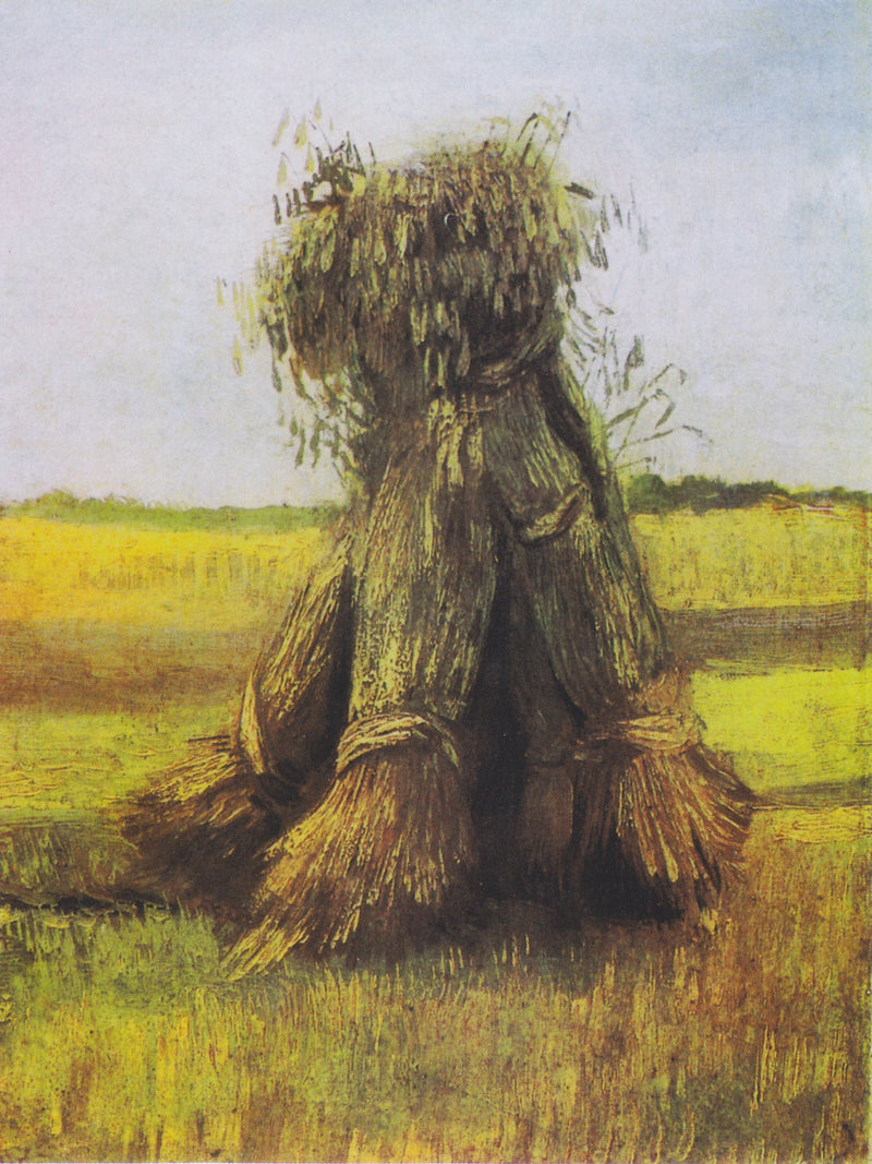 Hveteaks på en åker - Vincent van Gogh