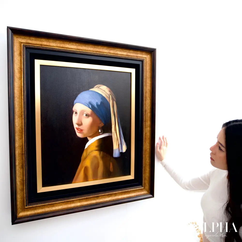 Girl with a Pearl Earring - Artémis Reproduction | 60 X 90 cm Reproductions de tableaux à la peinture à l’huile