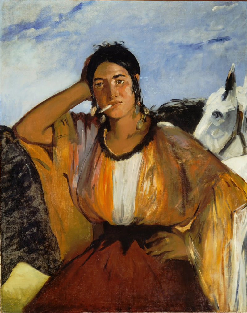 Gitane med en sigarett - Édouard Manet