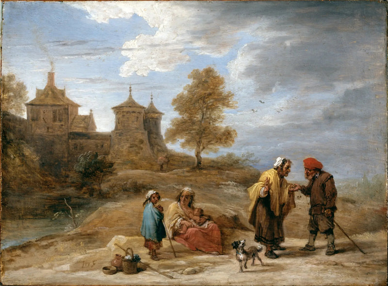 Gitaner i et landskap - David Teniers den Yngre

Source:
Gitans dans un paysage - David Teniers le Jeune