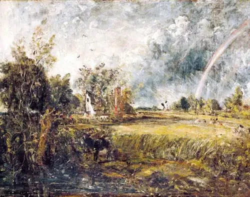 Hytte i East Bergholt - John Constable