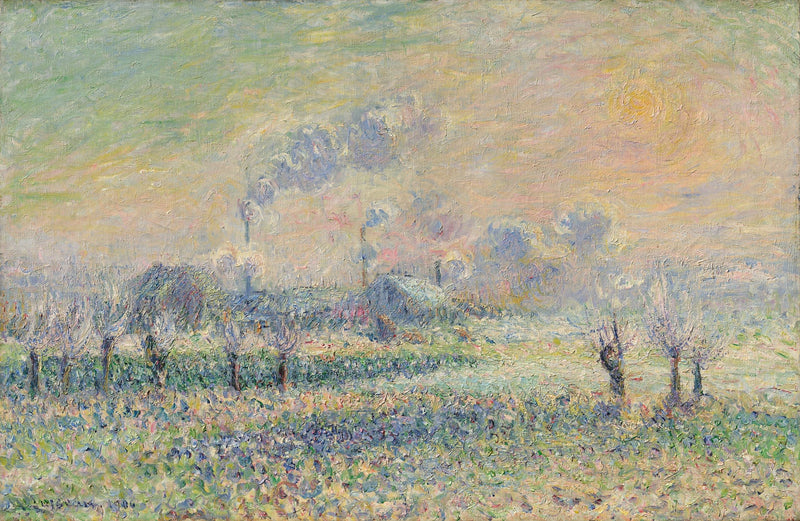 Iskrystaller i Pontoise - Gustave Loiseau